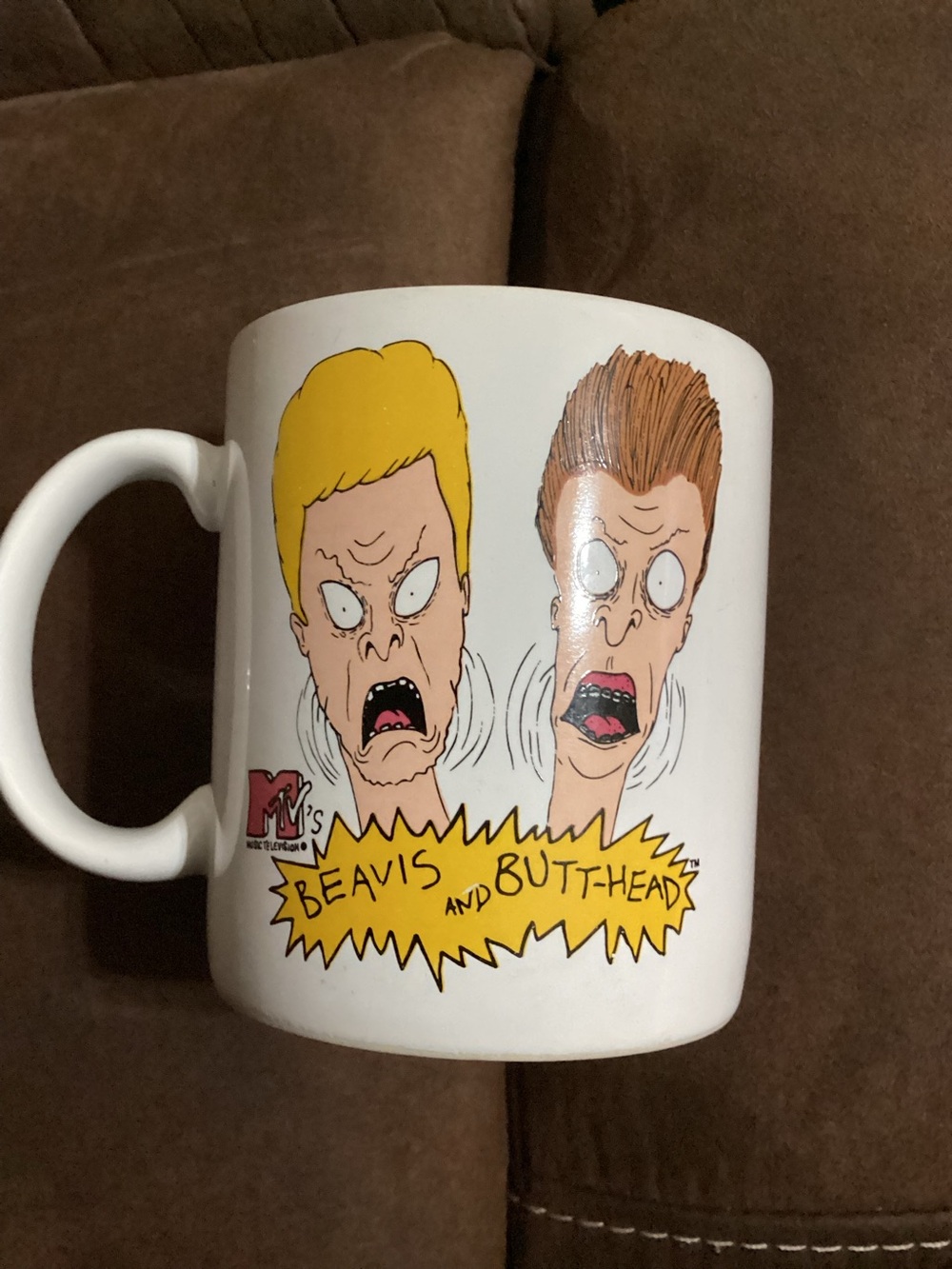 Beavis & Butt-head BUTTHEAD Cartoon MTV Mug Vintage 1993